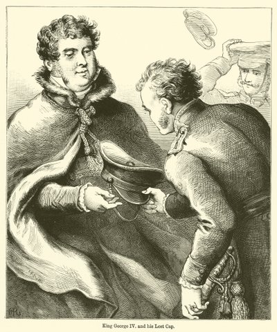 Kong George IV og hans tabte kasket af English School